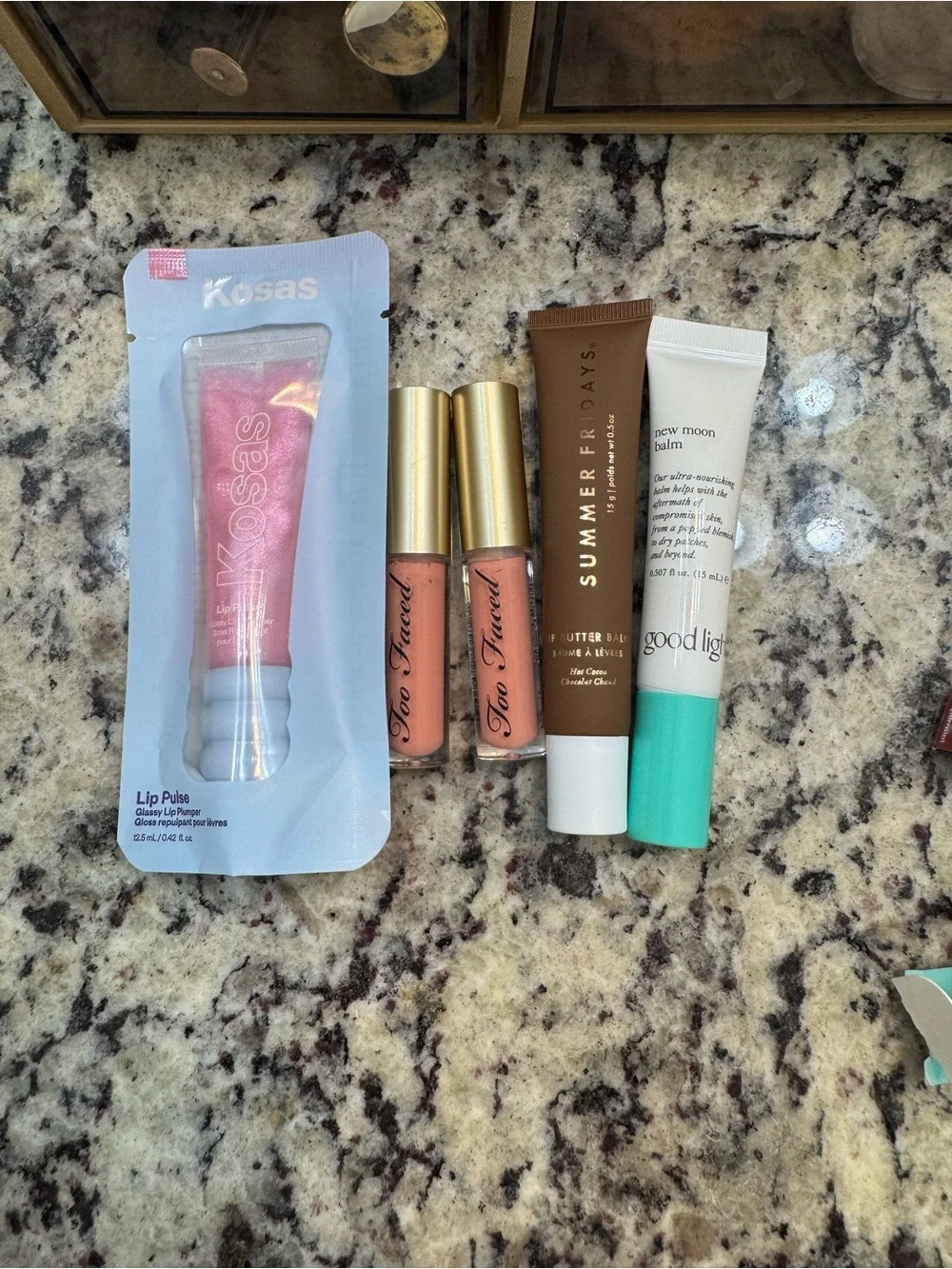 High end lip balm set